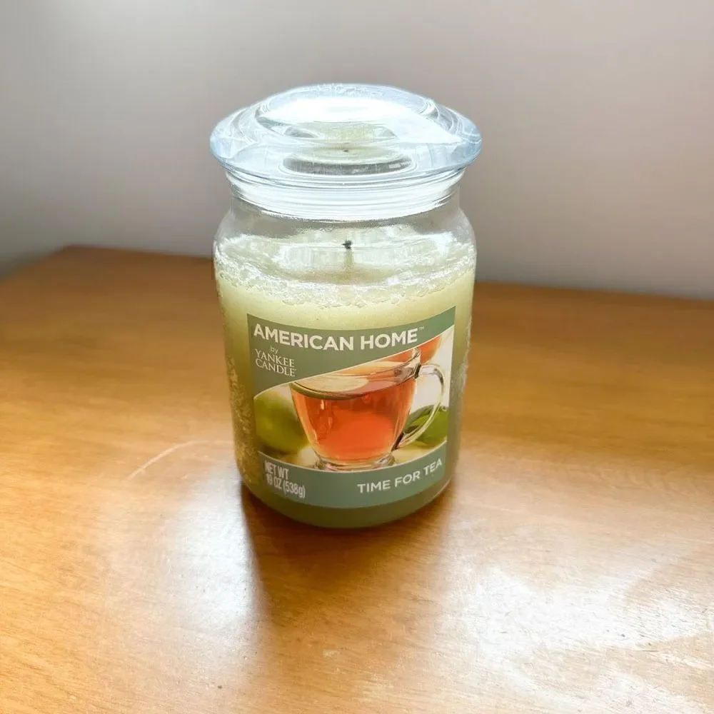 American Home by Yankee Candle used “Time for Tea” hard to find discontinued sce
